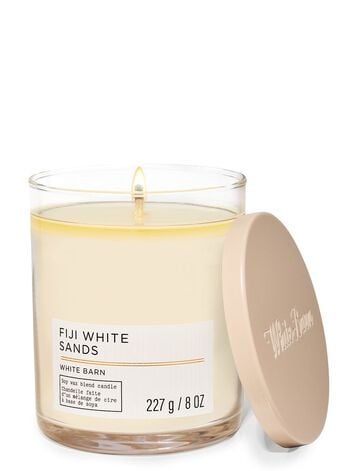 Fiji White Sands Single Wick Candle Single Wick Candle