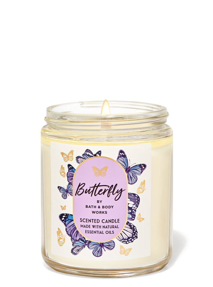 Butterfly Single Wick Candle Single Wick Candle