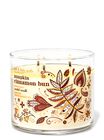 Pumpkin Cinnamon Bun 3-Wick Candle image number null