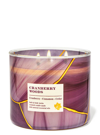 Cranberry Woods 3-Wick Candle 3-Wick Candle