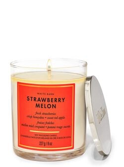 Strawberry Melon Single Wick Candle Strawberry Melon Single Wick Candle
