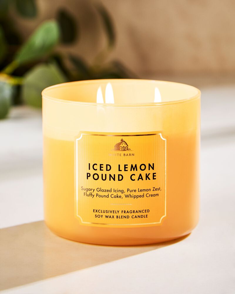 Iced Lemon Pound Cake 3-Wick Candle 3-Wick Candle