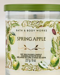 Spring Apple Single Wick Candle image number null