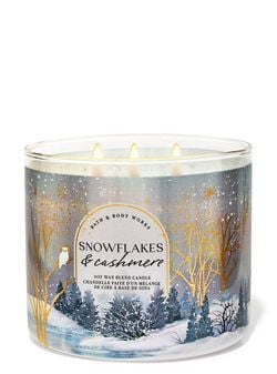 Snowflakes & Cashmere 3-Wick Candle Snowflakes & Cashmere 3-Wick Candle