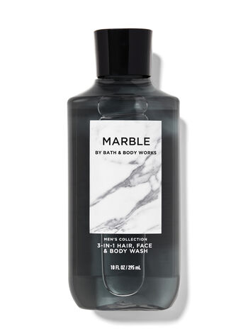 Shop Marble 3-in-1 Hair, Face Body Wash PH Bath Body Works