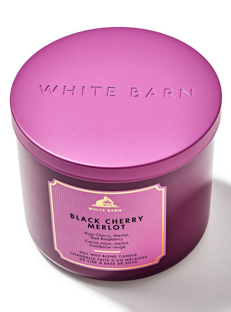 Black Cherry Merlot 3-Wick Candle 3-Wick Candle