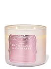 Snowflakes & Cashmere 3-Wick Candle image number null
