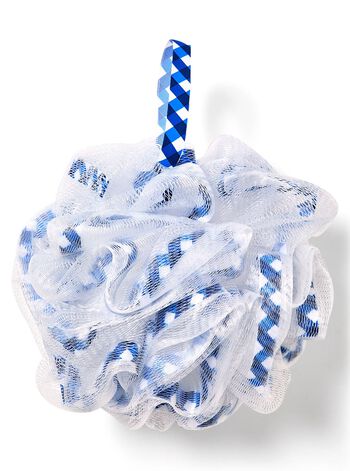 Blue Gingham Loofah Bath Sponge Loofah Bath Sponge