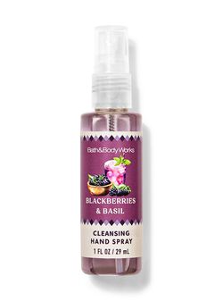 Blackberries & Basil Cleansing Hand Spray