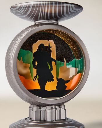 The Mandalorian Light-Up Pedestal 3-Wick Candle Holder 3-Wick Candle Holder
