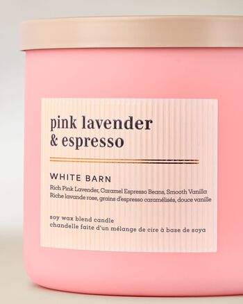 Pink Lavender & Espresso 3-Wick Candle 3-Wick Candle