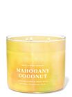 Mahogany Coconut 3-Wick Candle image number null