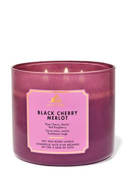 Black Cherry Merlot 3-Wick Candle Black Cherry Merlot 3-Wick Candle