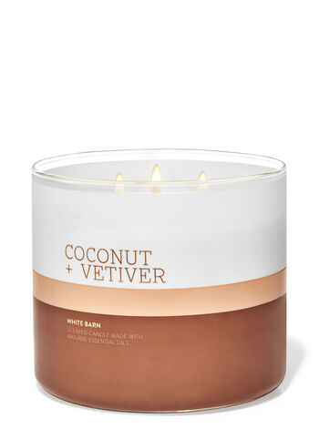 Coconut & Vetiver 3-Wick Candle 3-Wick Candle