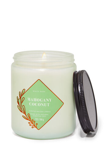 Mahogany Coconut Single Wick Candle Single Wick Candle