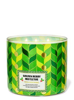 Golden Berry Mistletoe 3-Wick Candle Golden Berry Mistletoe 3-Wick Candle
