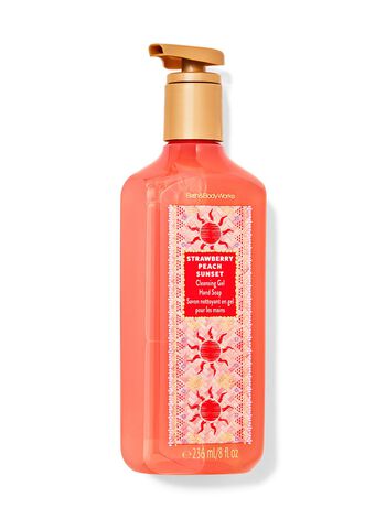 Strawberry Peach Sunset Cleansing Gel Hand Soap Cleansing Gel Hand Soap