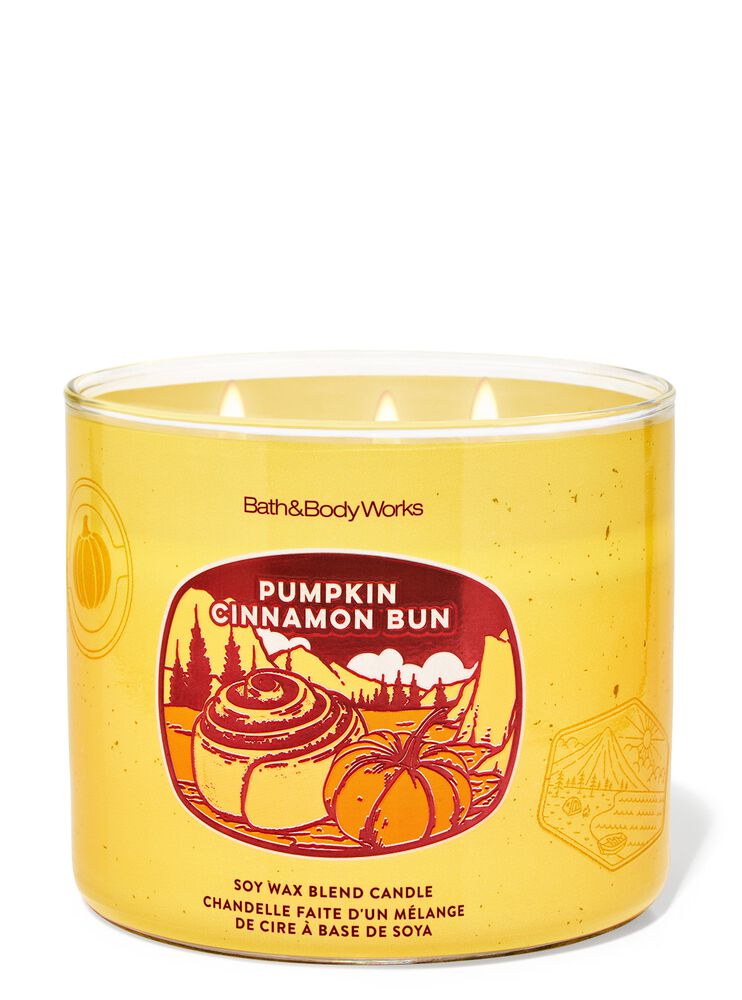 Pumpkin Cinnamon Bun 3-Wick Candle 3-Wick Candle