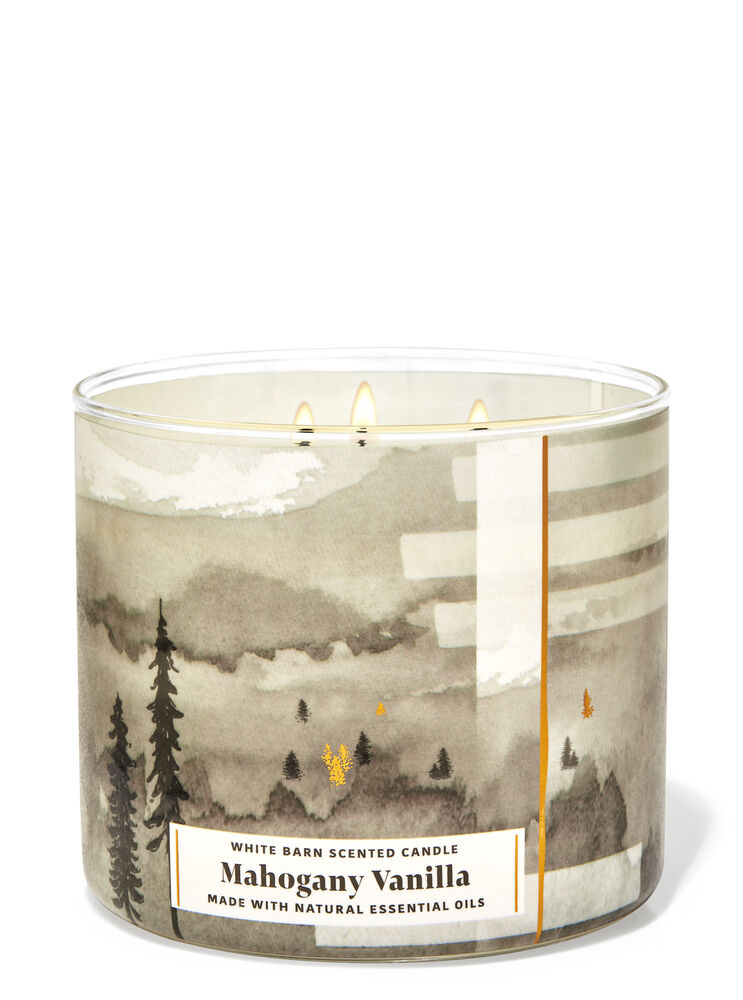 Mahogany Vanilla 3-Wick Candle 3-Wick Candle
