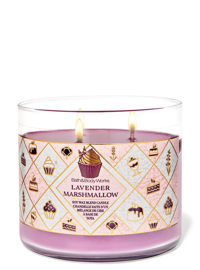 Lavender Marshmallow Candle by Bath & Body Works