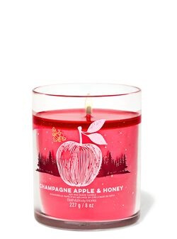 Champagne Apple & Honey Signature Single Wick Candle Champagne Apple & Honey Signature Single Wick Candle