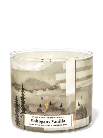 Mahogany Vanilla 3-Wick Candle 3-Wick Candle