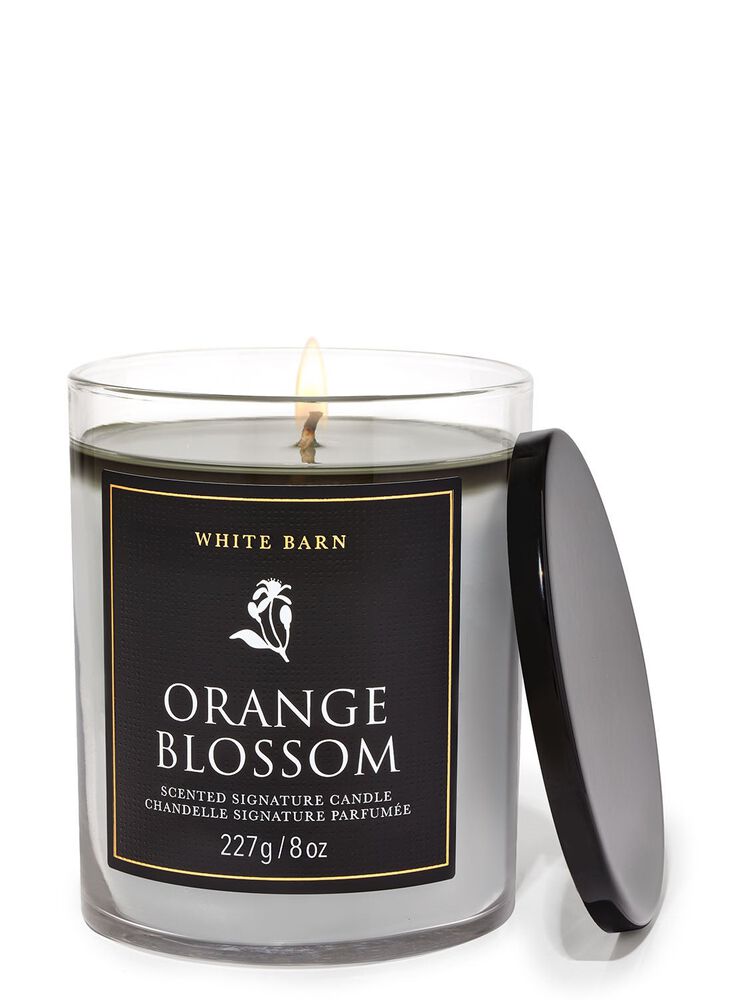Orange Blossom Single Wick Candle Single Wick Candle