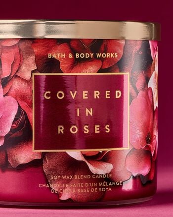 Covered In Roses 3-Wick Candle 3-Wick Candle