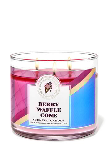 Berry Waffle Cone 3-Wick Candle 3-Wick Candle
