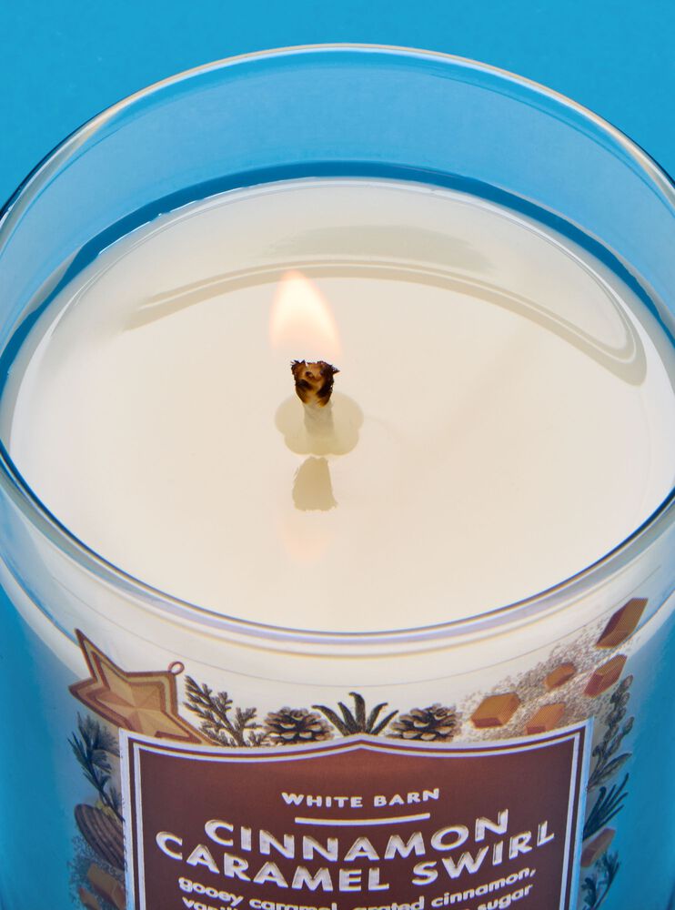 Cinnamon Caramel Swirl Single Wick Candle Signature Single Wick Candle