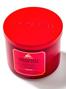 Strawberry Pound Cake 3-Wick Candle