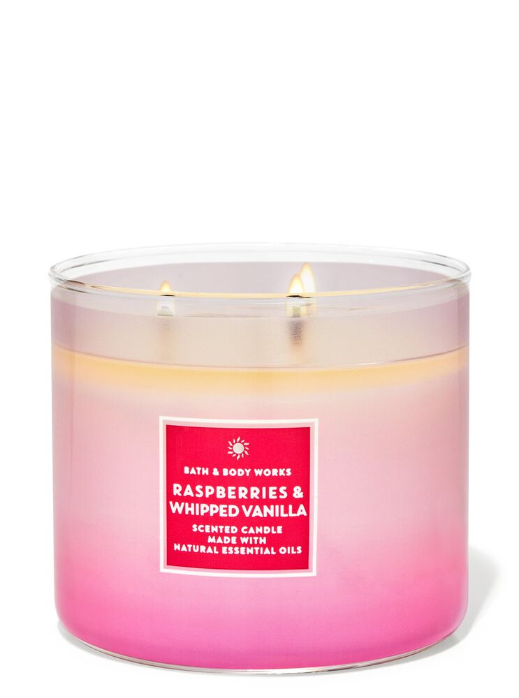 Raspberries & Whipped Vanilla 3-Wick Candle 3-Wick Candle