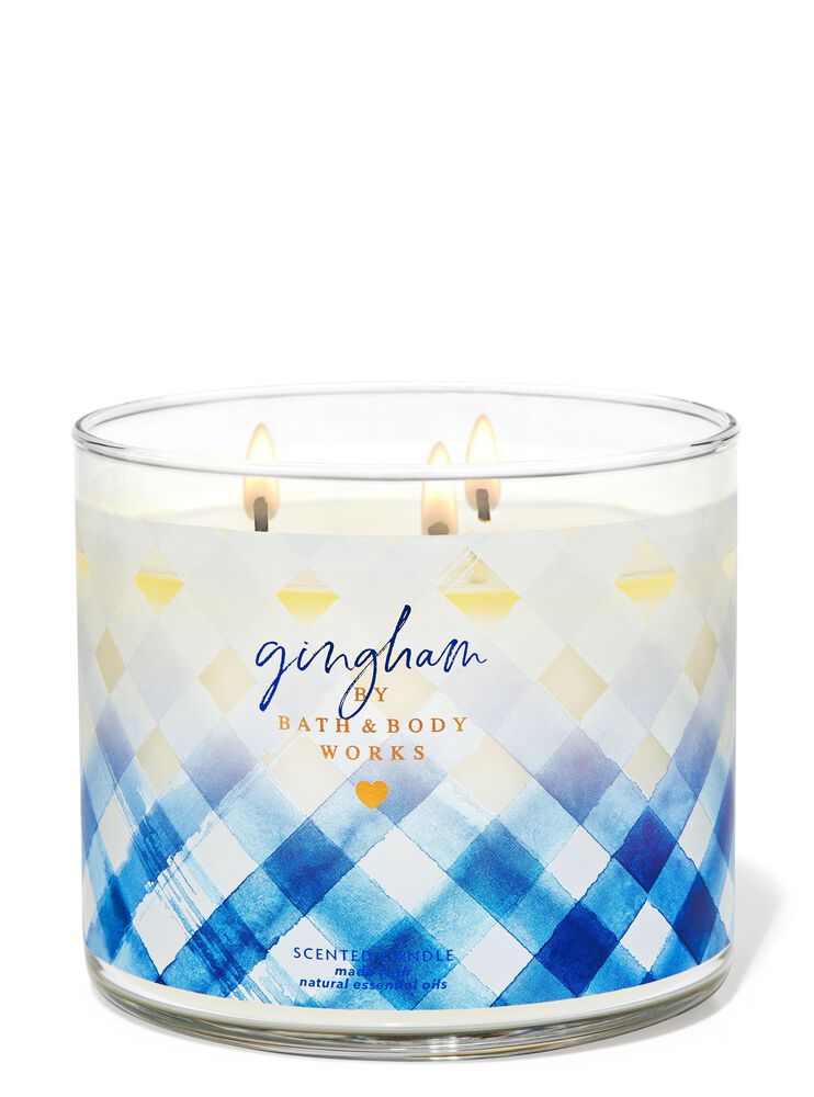 Gingham 3-Wick Candle 3-Wick Candle
