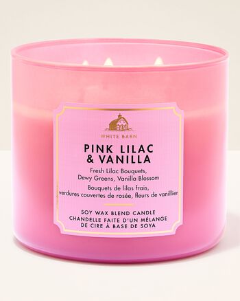 Pink Lilac & Vanilla 3-Wick Candle 3-Wick Candle