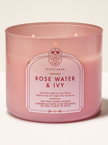 Rose Water & Ivy 3-Wick Candle 3-Wick Candle