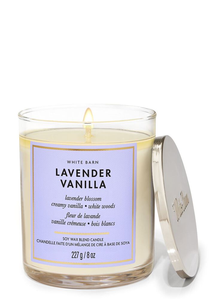 Lavender Vanilla Single Wick Candle Single Wick Candle