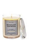 Mahogany Teakwood Single Wick Candle image number null