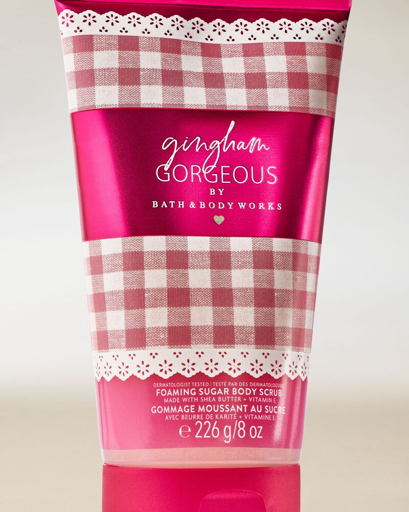Gingham Gorgeous Foaming Sugar Body Scrub Foaming Sugar Body Scrub