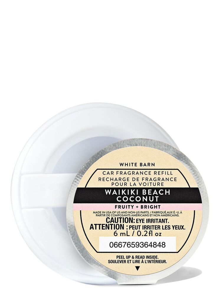 Waikiki Beach Coconut Car Fragrance Refill Car Fragrance Refill