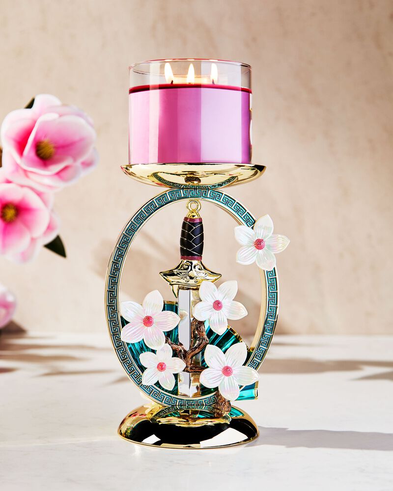 Mulan Pedestal 3-Wick Candle Holder 3-Wick Candle Holder