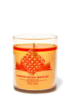 Pumpkin Pecan Waffles Signature Single Wick Candle