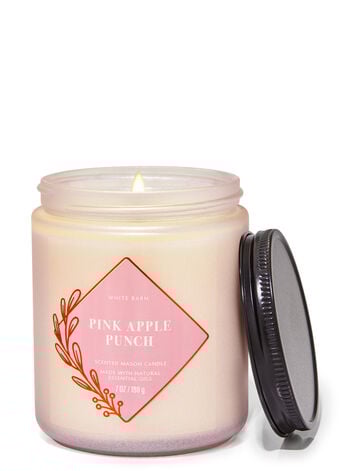 Pink Apple Punch Single Wick Candle Single Wick Candle