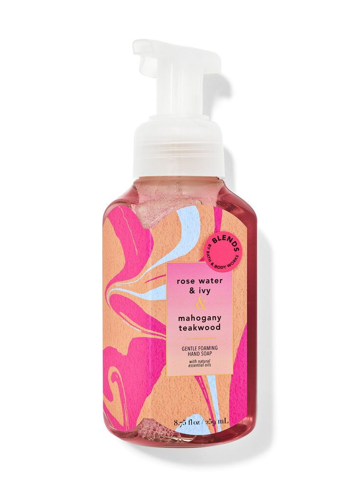 Rose Water & Ivy & Mahogany Teakwood Gentle Foaming Hand Soap Gentle Foaming Hand Soap