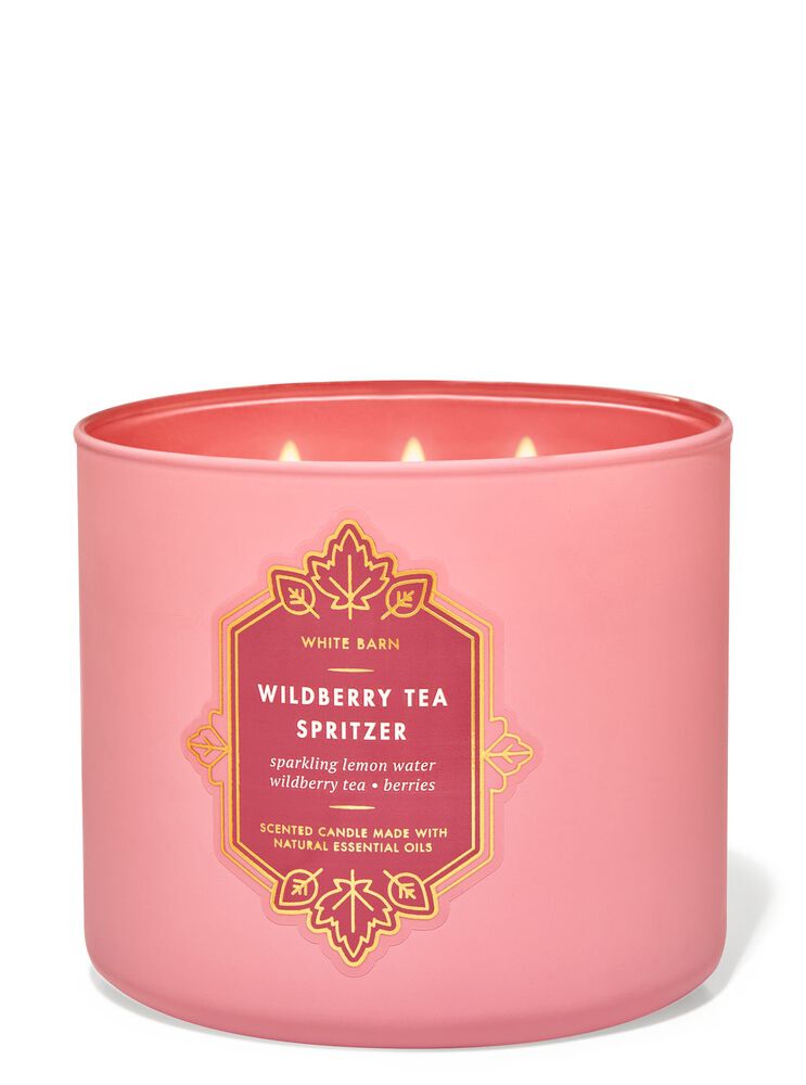 Wildberry Tea Spritzer 3-Wick Candle 3-Wick Candle