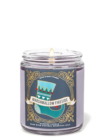 Marshmallow Fireside Single Wick Candle Single Wick Candle