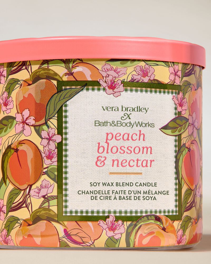 Peach Blossom & Nectar 3-Wick Candle 3-Wick Candle