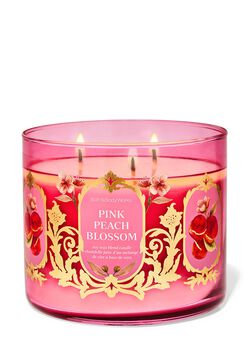 Pink Peach Blossom 3-Wick Candle Pink Peach Blossom 3-Wick Candle