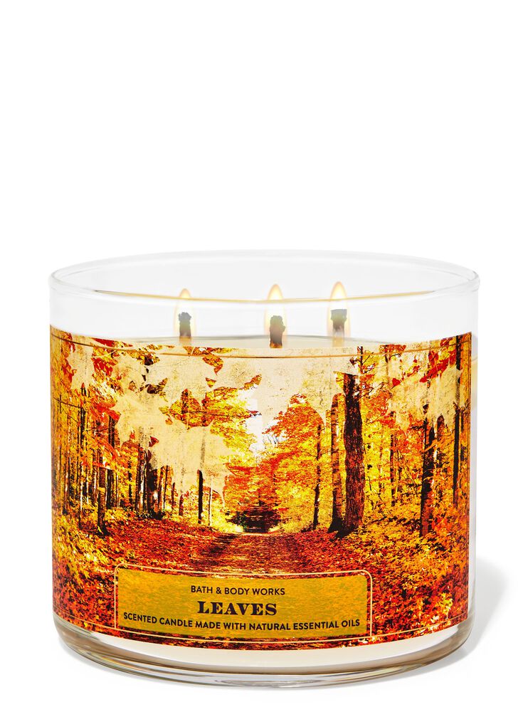 Leaves 3-Wick Candle 3-Wick Candle