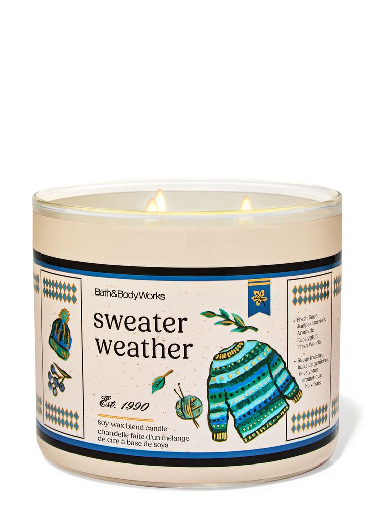 Sweater Weather 3-Wick Candle 3-Wick Candle