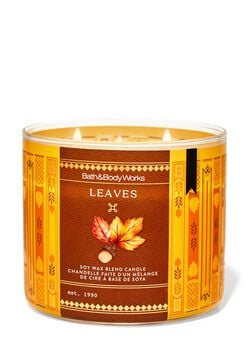 Leaves 3-Wick Candle Leaves 3-Wick Candle